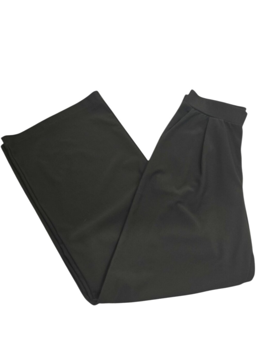 Halara Flex Micro Waffle Wide Leg Work Pants Dark Green Small High Waisted